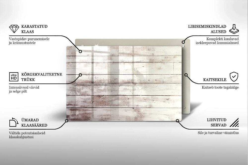 Dessous bougie funéraire Vieilles planches de bois