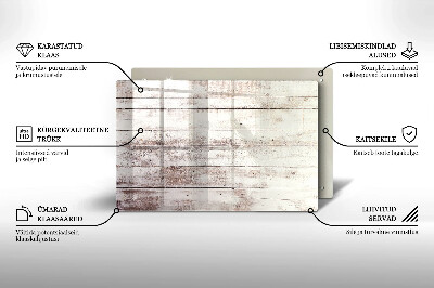 Dessous bougie funéraire Vieilles planches de bois