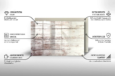 Dessous bougie funéraire Vieilles planches de bois