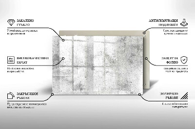 Dessous de verre pour bougies funéraires Texture béton