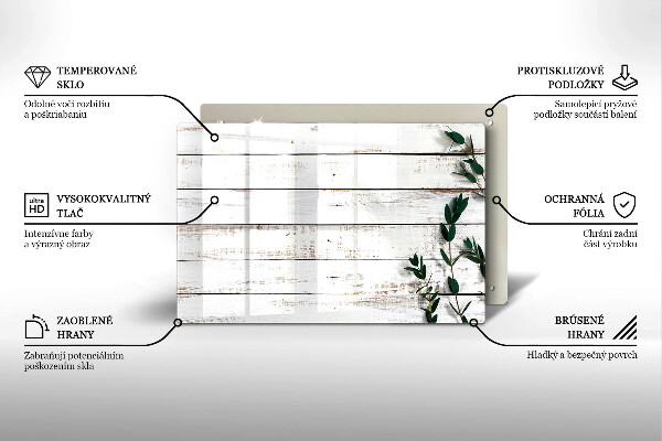 Dessous de verre pour bougies funéraires Vieilles planches et feuilles