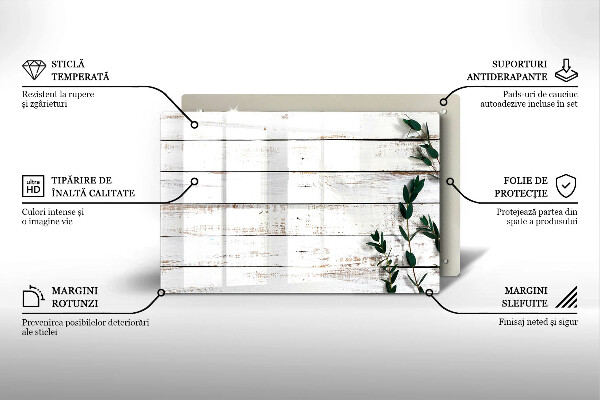 Dessous de verre pour bougies funéraires Vieilles planches et feuilles