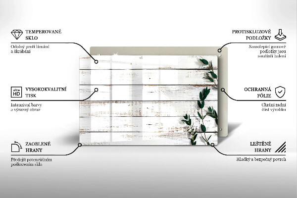 Dessous de verre pour bougies funéraires Vieilles planches et feuilles