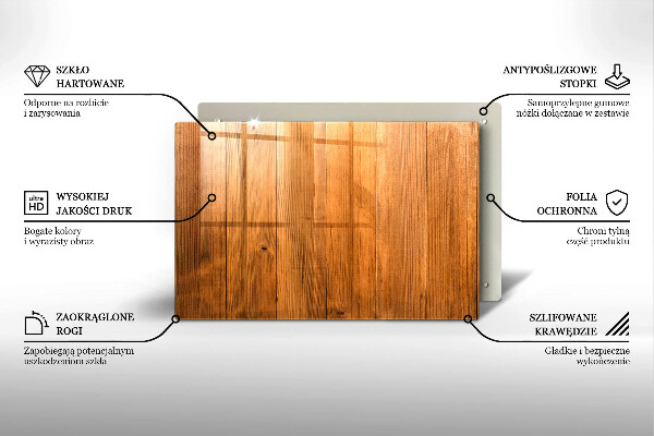 Plaque en verre pour lanterne funéraire Planches de bois