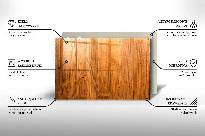 Plaque en verre pour lanterne funéraire Planches de bois