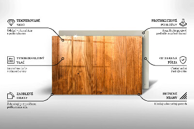 Plaque en verre pour lanterne funéraire Planches de bois