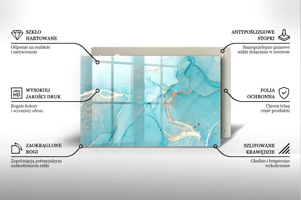 Dessous de verre pour bougies funéraires Abstraction de pierre