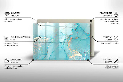 Dessous de verre pour bougies funéraires Abstraction de pierre