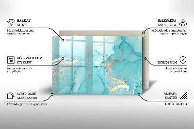 Dessous de verre pour bougies funéraires Abstraction de pierre