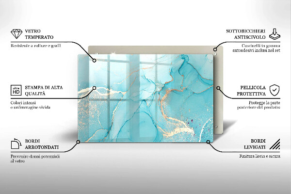 Dessous de verre pour bougies funéraires Abstraction de pierre