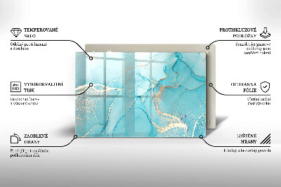 Dessous de verre pour bougies funéraires Abstraction de pierre