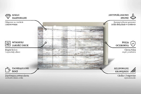 Dessous bougie funéraire Planches de bois brillantes