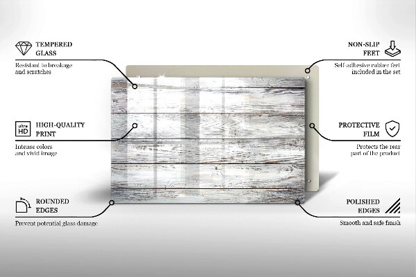 Dessous bougie funéraire Planches de bois brillantes