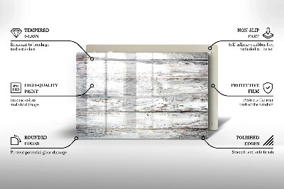 Dessous bougie funéraire Planches de bois brillantes