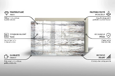 Dessous bougie funéraire Planches de bois brillantes