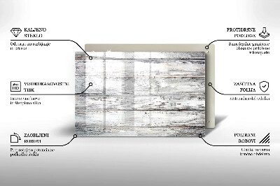 Dessous bougie funéraire Planches de bois brillantes