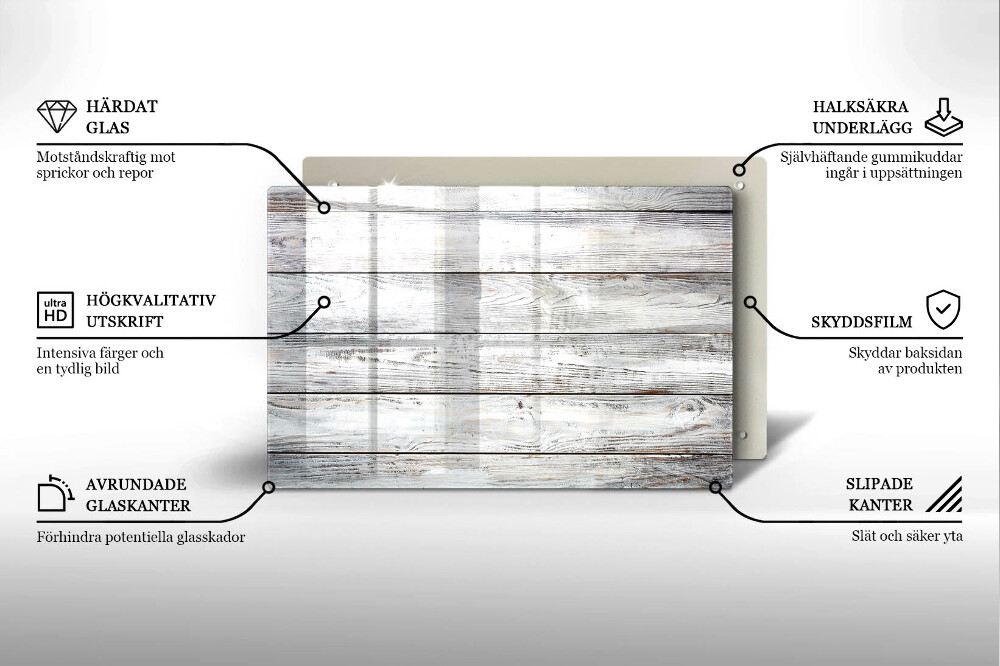 Dessous bougie funéraire Planches de bois brillantes