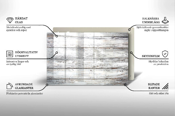 Dessous bougie funéraire Planches de bois brillantes