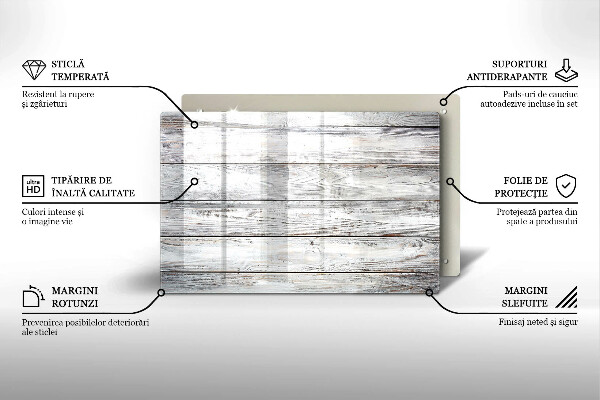 Dessous bougie funéraire Planches de bois brillantes