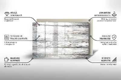 Dessous bougie funéraire Planches de bois brillantes