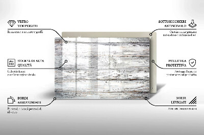 Dessous bougie funéraire Planches de bois brillantes