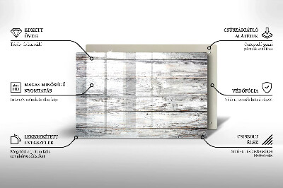 Dessous bougie funéraire Planches de bois brillantes