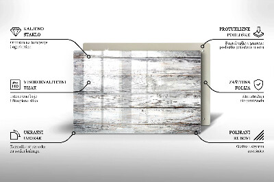 Dessous bougie funéraire Planches de bois brillantes