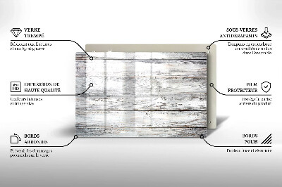 Dessous bougie funéraire Planches de bois brillantes