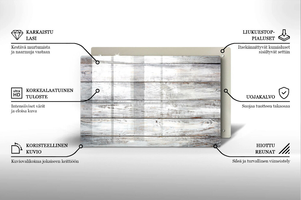 Dessous bougie funéraire Planches de bois brillantes