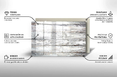 Dessous bougie funéraire Planches de bois brillantes