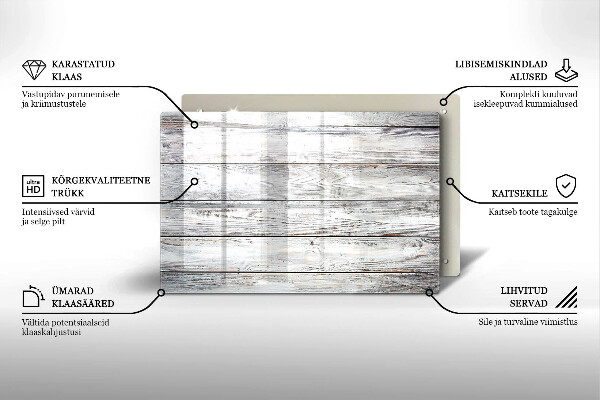 Dessous bougie funéraire Planches de bois brillantes