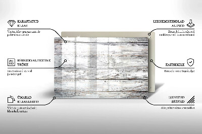 Dessous bougie funéraire Planches de bois brillantes