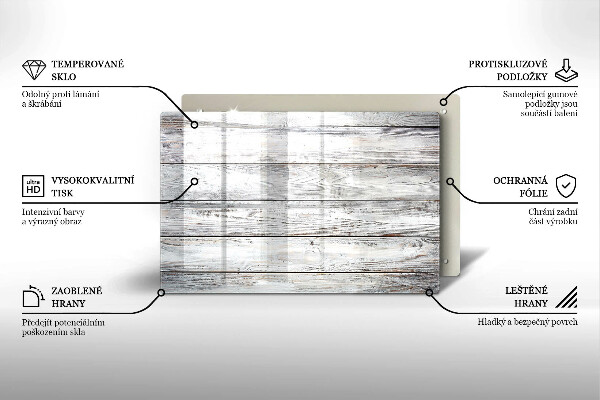 Dessous bougie funéraire Planches de bois brillantes