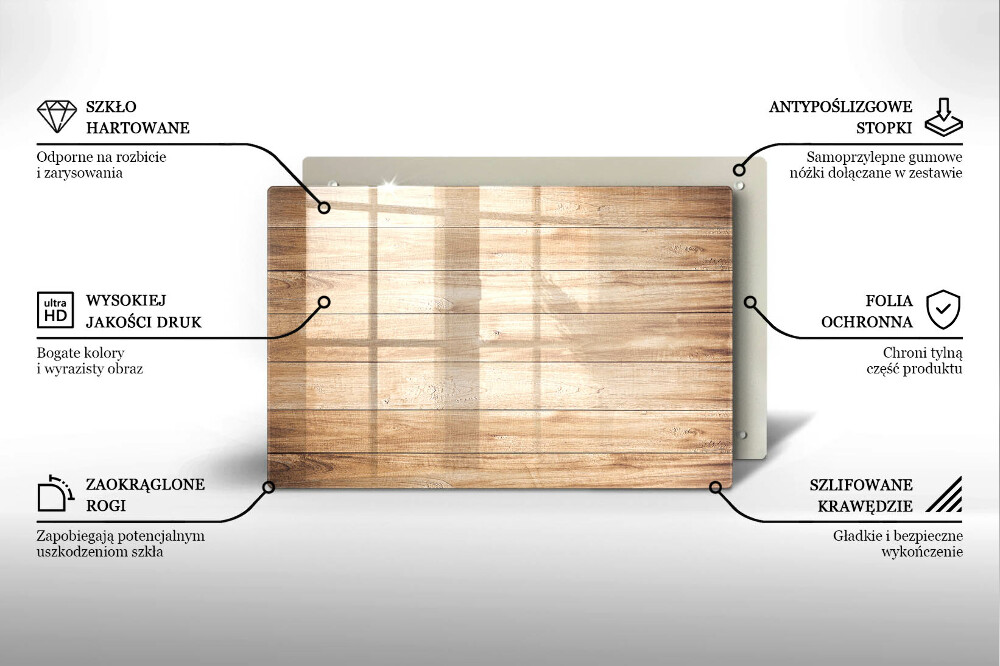 Dessous de verre pour bougies funéraires Planches de bois