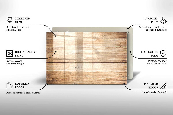 Dessous de verre pour bougies funéraires Planches de bois