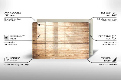 Dessous de verre pour bougies funéraires Planches de bois