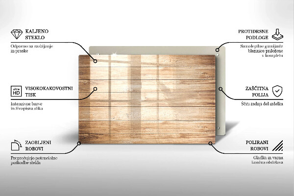 Dessous de verre pour bougies funéraires Planches de bois