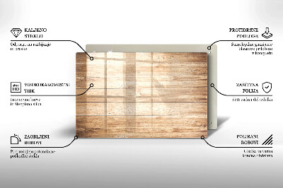 Dessous de verre pour bougies funéraires Planches de bois