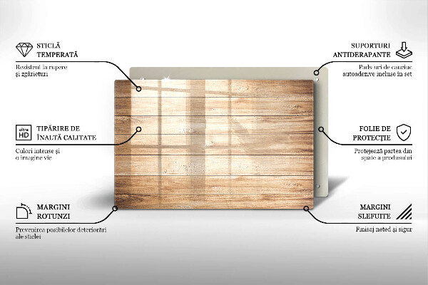 Dessous de verre pour bougies funéraires Planches de bois