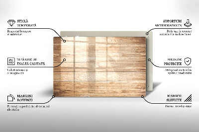 Dessous de verre pour bougies funéraires Planches de bois