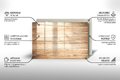 Dessous de verre pour bougies funéraires Planches de bois