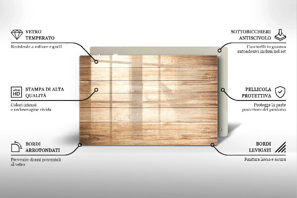 Dessous de verre pour bougies funéraires Planches de bois