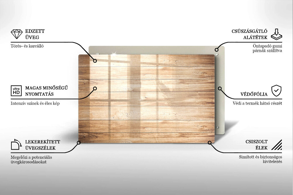 Dessous de verre pour bougies funéraires Planches de bois