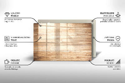 Dessous de verre pour bougies funéraires Planches de bois