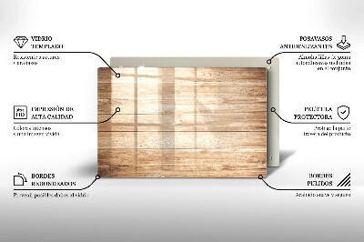 Dessous de verre pour bougies funéraires Planches de bois