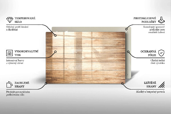 Dessous de verre pour bougies funéraires Planches de bois