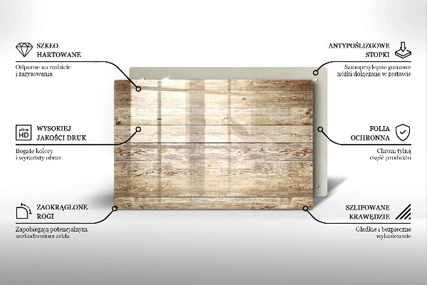 Dessous bougie funéraire Planches de bois