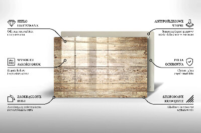 Dessous bougie funéraire Planches de bois