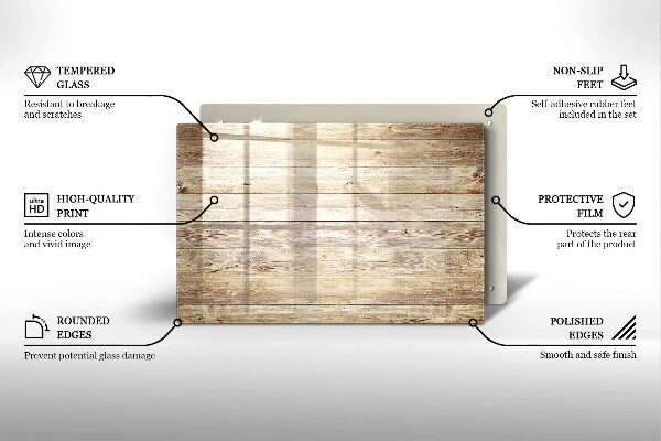 Dessous bougie funéraire Planches de bois