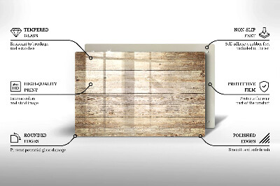 Dessous bougie funéraire Planches de bois